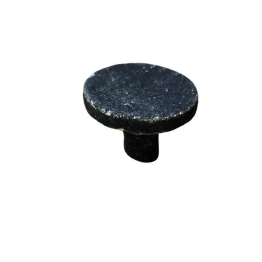 1 1/8" Round Ceramic Black Frag Plug