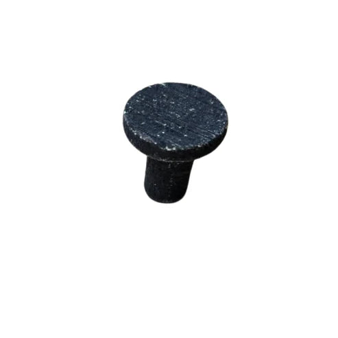 3/4" Round Ceramic Black Frag Plug