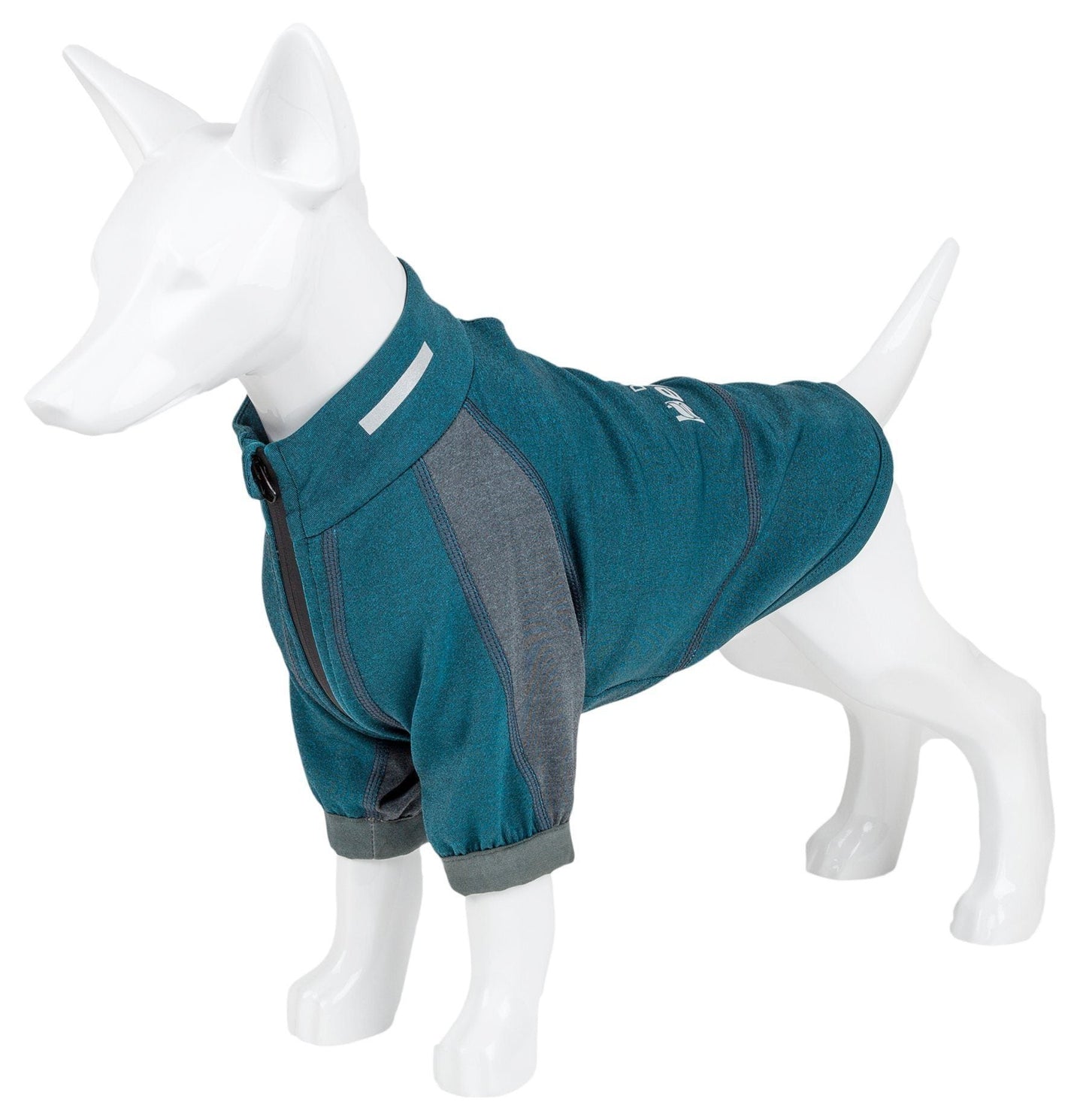 Dog Helios ® 'Eboneflow' Mediumweight 4-Way-Stretch Flexible And Breathable Performance Dog Yoga T-Shirt