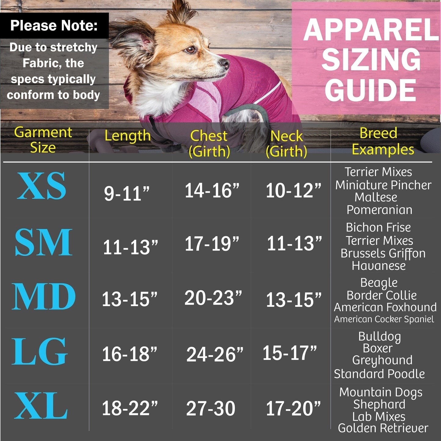 Pet Life ® Active 'Chewitt Wagassy' 4-Way-Stretch Yoga Fitness Long-Sleeve Dog T-Shirt