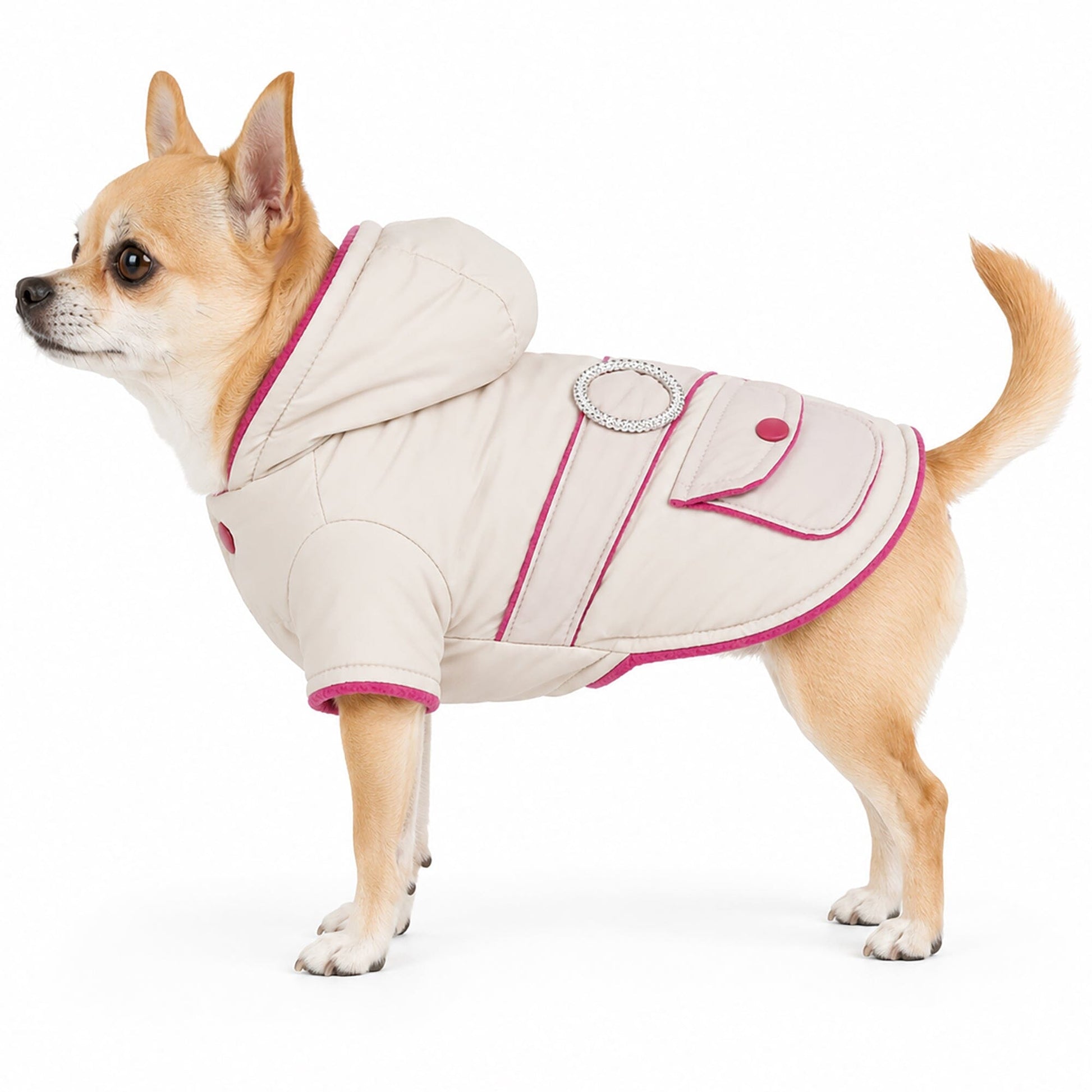 Pet Life ® Dual-Toned 3M Insulated Diamond Jeweled Pet Dog Jacket