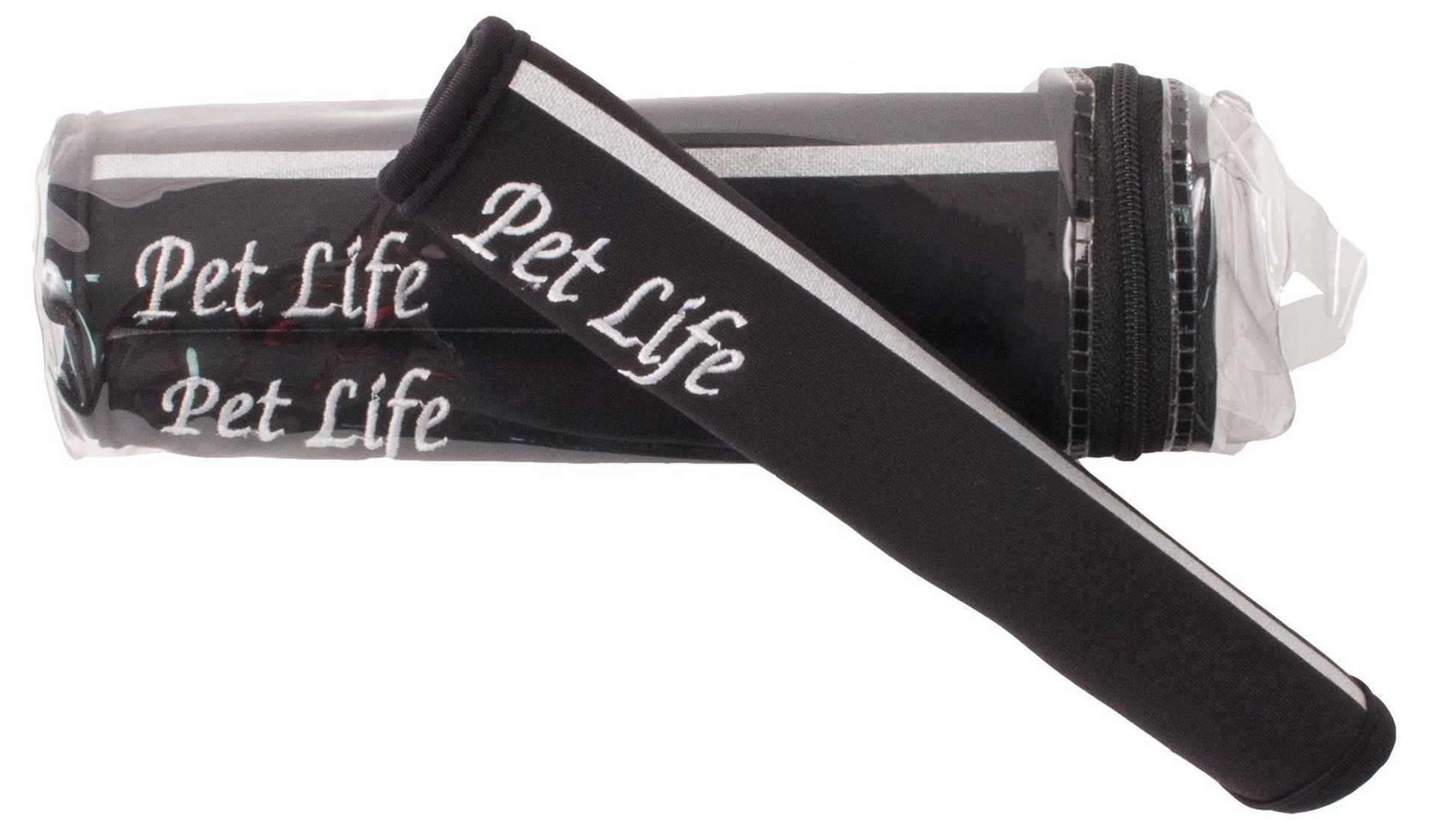 Pet Life ® 'Extreme-Neoprene' Joint Protective Safety Recovery and Reflective Pet Dog Sleeves - Set of 4