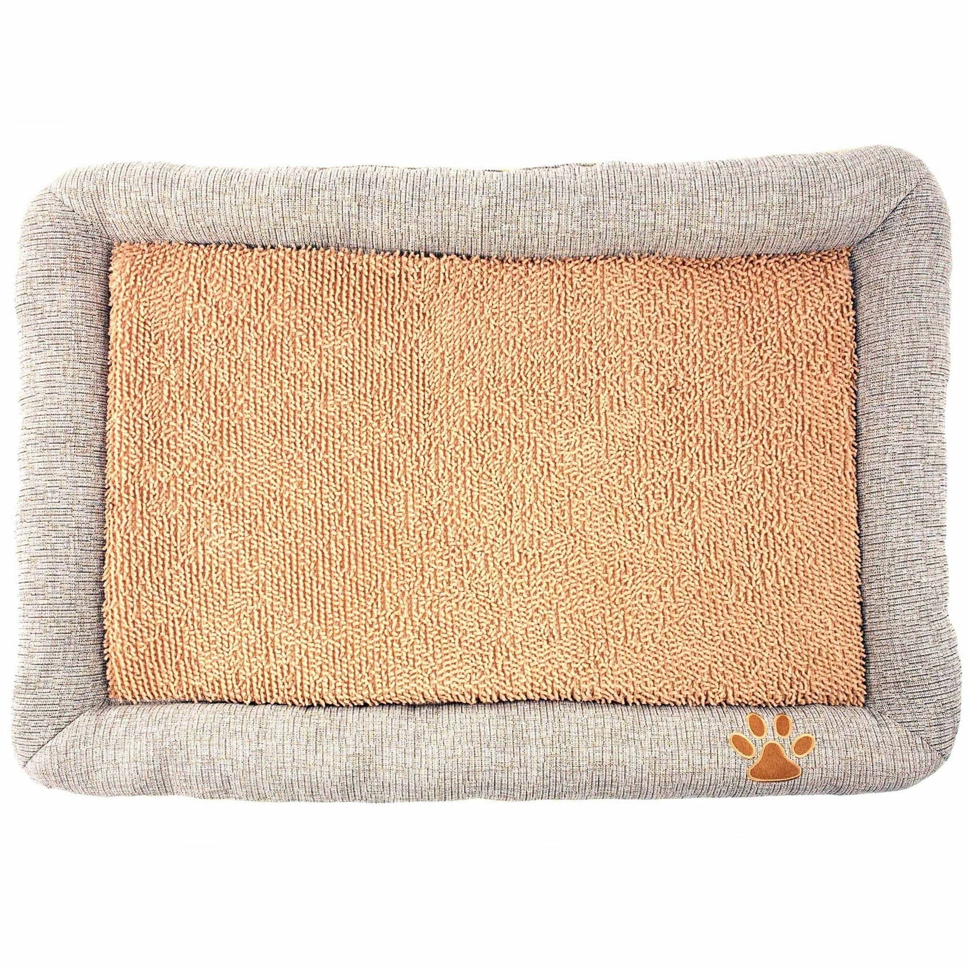 Pet Life ® 'Neutral Carpentry' Fashion Designer Nano-Silver Anit-Bacterial Pet Dog Bed Lounge