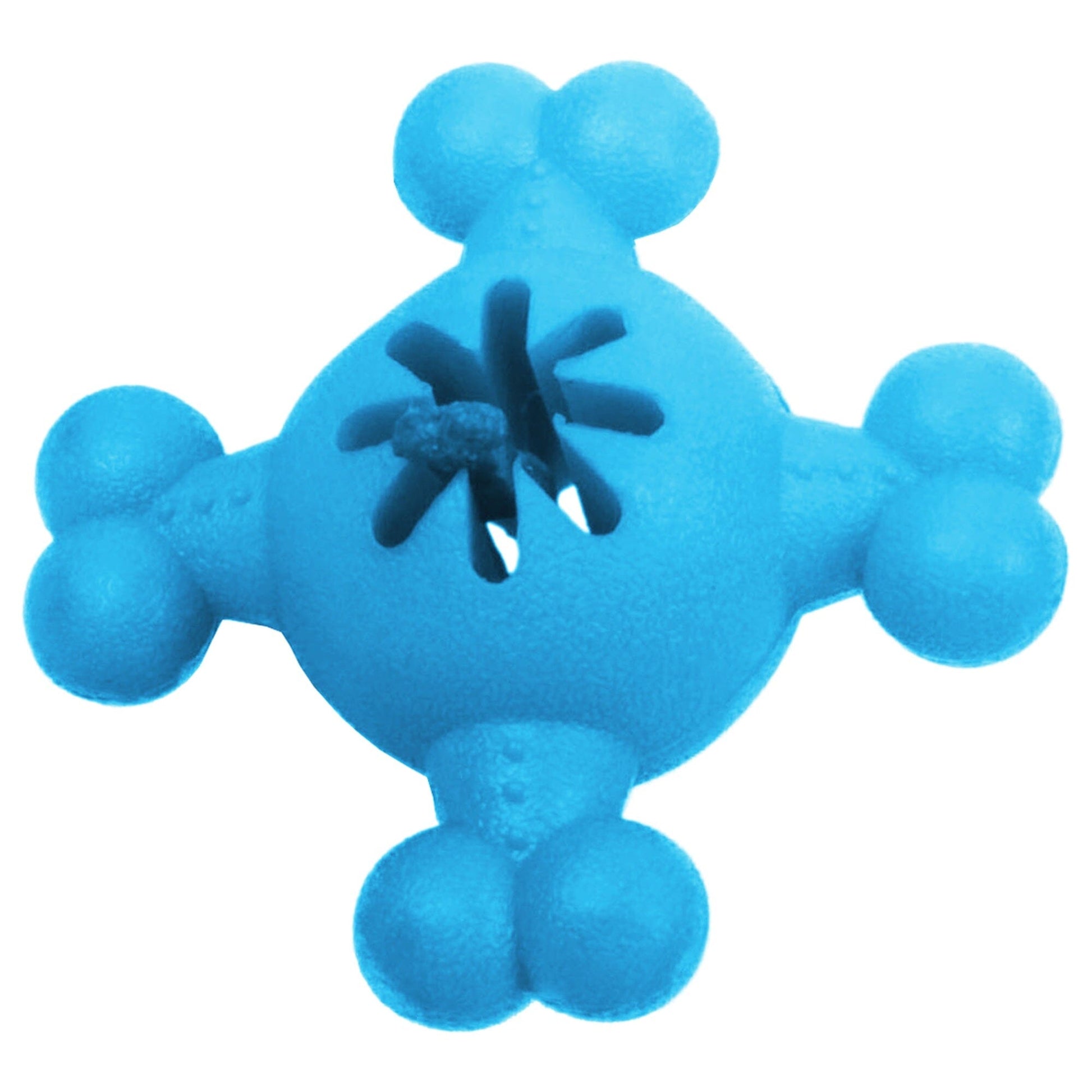 Pet Life ® 'Quadra-Bone' TPR Treat Dispensing Durable Dog Toy