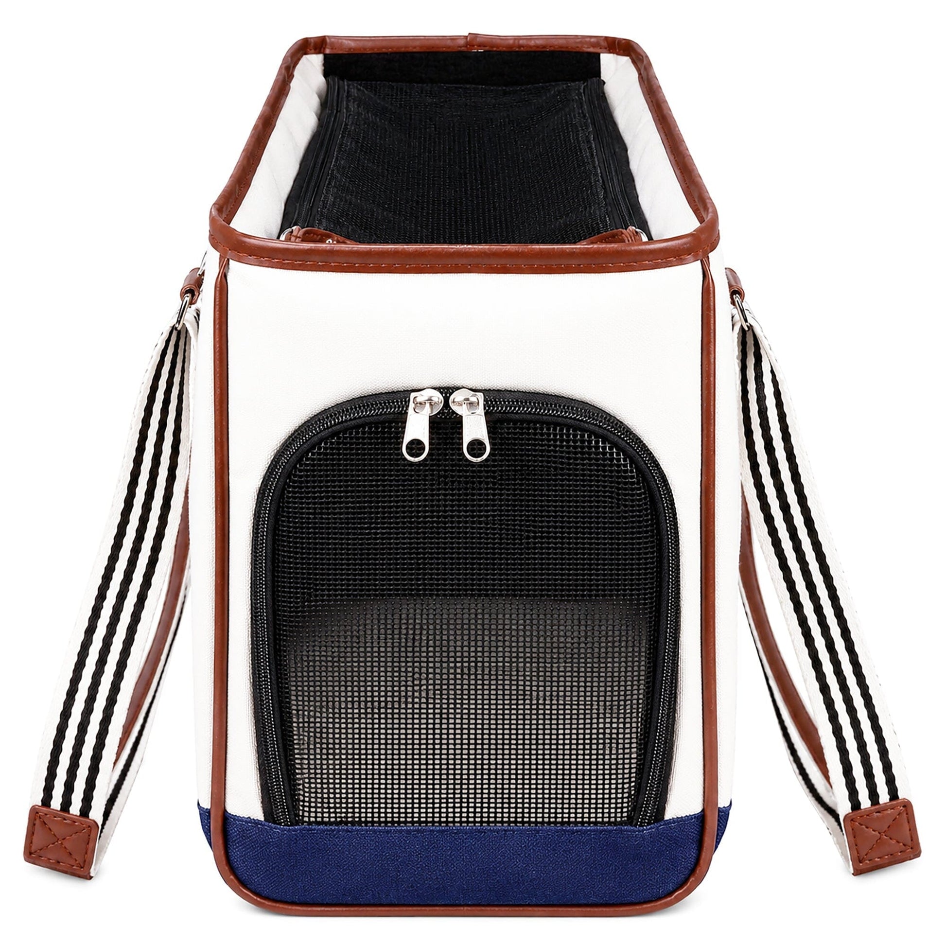 Pet Life ® 'Yacht Polo' Designer Travel Fashion Pet Dog Carrier w/ Pouch