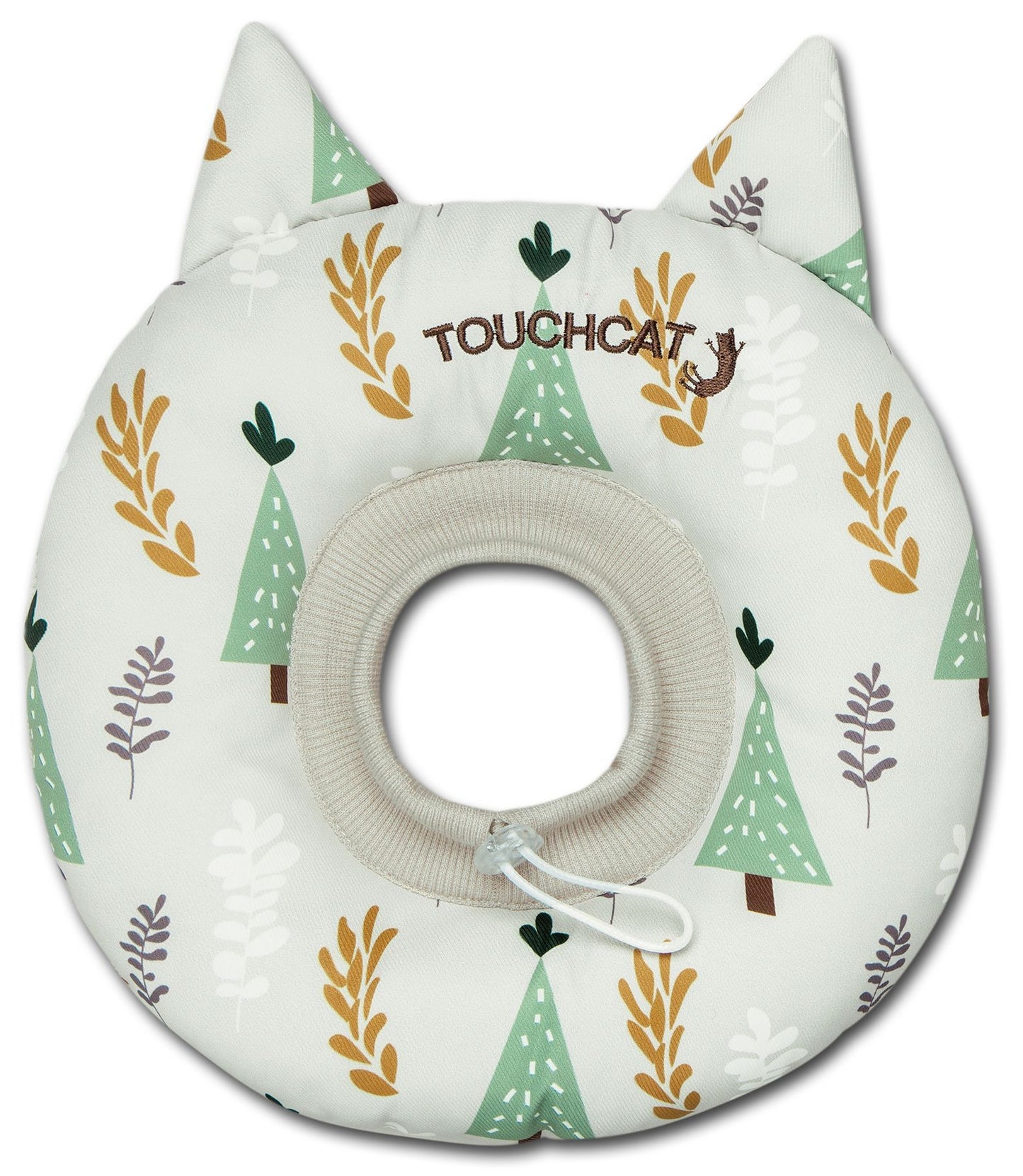 Touchcat ® 'Ringlet' Licking and Scratching Adjustable Pillow Cat Neck Protector