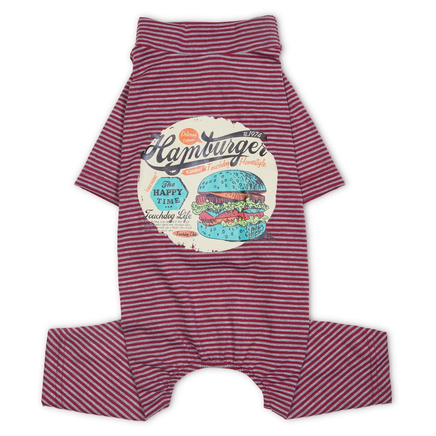 Touchdog ® Onesie Lightweight and Breathable Full Body Dog Pajamas Jumpsuit